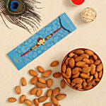 Long Trunk Bal Ganesha Kids Rakhi And Healthy Almonds