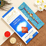 Long Trunk Bal Ganesha Kids Rakhi And Lindt