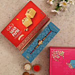 Long Trunk Bal Ganesha Kids Rakhi And Soan Papdi