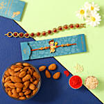 Rudraksha Rakhi & Kids Rakhi With Almonds
