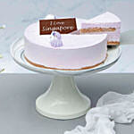 Lavender Earl Cream Cake For National Day