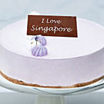 Lavender Earl Cream Cake For National Day