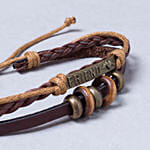 Unisex Leather Friendship Bracelet