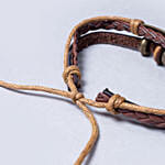 Unisex Leather Friendship Bracelet