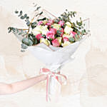Lovely Mixed Roses Bouquet