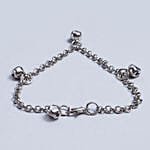 Muticoloured Tulips With Ghungroo Studed Friendship Bracelet