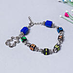 6 Roses Bouquet With Multi Colour Beads Friendship Bracelet