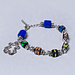 6 Roses Bouquet With Multi Colour Beads Friendship Bracelet