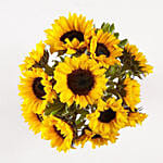 12 Pretty Sunflower Bunch