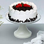 Black Forest Cake With Floral Rakhi