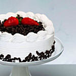 Black Forest Cake With Floral Rakhi