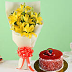 Sunshine with Mini Mousse Cake