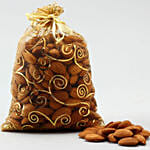 Rudraksha Bracelet Rakhi N Almonds Combo