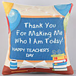 Thank You Teachers Printed Cushion