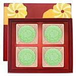 Jasmine Green Tea Truffle Yolk Mooncakes- 4 Pcs