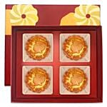 Soy Yolk Bake Skin Mooncakes- 4 Pcs