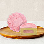 Strawberry Chia Truffle Yolk Mooncakes- 2 Pcs