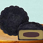Dark Nibs Snowskin Mooncake With Sencha Yuzu Tea Box