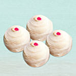 Double Yolk Teochew Mooncake With Sakura Spring Tea Box
