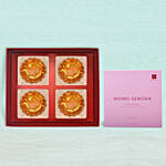 Lotus Pure Snowskin Mooncake With Momo Sencha Tea Box