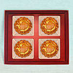 Lotus Pure Snowskin Mooncake With Momo Sencha Tea Box