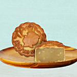 Lotus Pure Snowskin Mooncake With Momo Sencha Tea Box