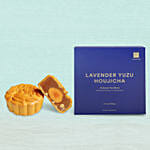 Lotus Single Yolk Mooncake With Lavender Yuzu Houjicha Tea Box