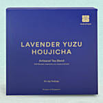 Lotus Single Yolk Mooncake With Lavender Yuzu Houjicha Tea Box