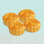 Lotus Single Yolk Mooncake With Lavender Yuzu Houjicha Tea Box
