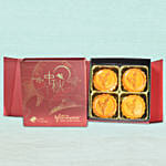 Pure Lotus Paste Mooncake With Sakura Spring Tea Box