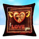 Attractive I Love You Personalised Led Cushion