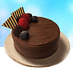Happy Birthday Led Cushion With Chocolate Cake
