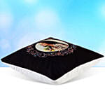 Personalised Yellow Led Cushion With Greeting Card