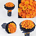 35 Orange Roses Bouquet