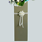 Blessed Soul Condolence Mixed Flowers Grey Stand