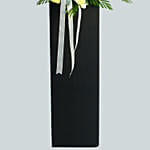 Bless Your Soul Condolence Mixed Flowers Black Stand