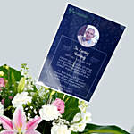 Peace Of Mind Condolence Mixed Flowers Green Stand