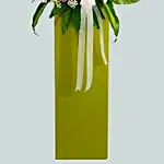 Peace Of Mind Condolence Mixed Flowers Green Stand