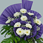 Rest In Heaven Condolence Mixed Flowers Black Stand
