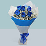 Beautiful Love Bouquet of Blue Roses