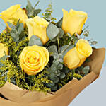 Beautiful Love Bouquet of Yellow Roses