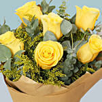 Beautiful Love Bouquet of Yellow Roses