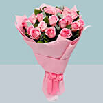 Bouquet of 20 Timeless Pink Roses