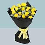 Bouquet of 20 Yellow Roses