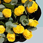 Bouquet of 20 Yellow Roses