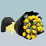 Bouquet of 20 Yellow Roses