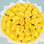 Majestic 50 Yellow Roses