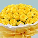 Majestic 50 Yellow Roses