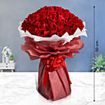 Premium 50 Red Roses Bouquet