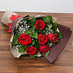 Romantic Red Roses Bouquet